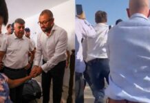 हालात जानने इजरायल पहुंचे थे ब्रिटिश विदेश मंत्री, तभी बजा रॉकेट का सायरन और फिर…देखें वीडियो ।